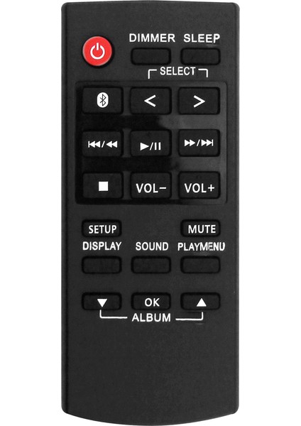 N2QAYB001215 Panasonic Hifi Için Uzaktan Kumandayı Değiştirin SA-AKX320E-K SA-AKX320E-W SA-AKX320GN-K SA-AKX320GS-K SA-AKX520E-K (Yurt Dışından)