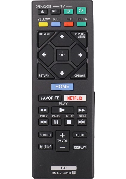 Yeni RMT-VB201U Sony Blu-Ray BDP-S3700 BDP-BX370 BDP-S1700 Için Değiştirilmiş Uzaktan Kumanda (Yurt Dışından)