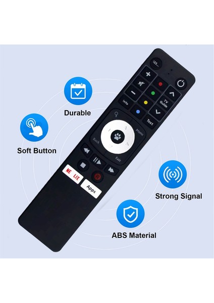 Fetch H671T M616T M605T H626T Için Uzaktan Kumandayı Gen 2 Mighty Pvr Mini Mighty Set Üstü 4K Tv Kutusu Hd Kaydedici A Için Değiştirin (Yurt Dışından) modelleri