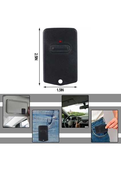 RB741 Kapı Açıcı Uzaktan Gto Mighty FM135 Verici, Tek Düğme Kapısı Clicker Garaj Kapısı Giriş Verici (Yurt Dışından)