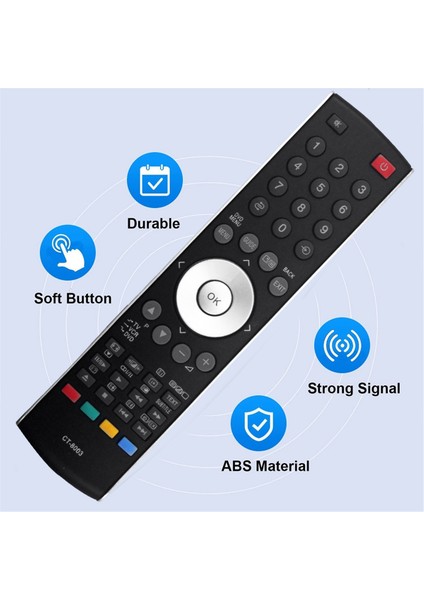 Toshiba Tv Için CT-8003 Uzaktan Kumandayı Değiştirin 15V330DB 17WLT56B 19W330DB 19W331DB 19W331DG CT-90310 CT-90337 (Yurt Dışından)