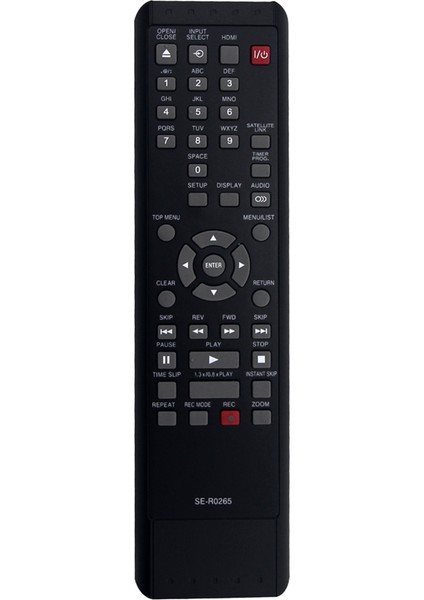 SE-R0265 Toshiba DVD Kaydedici Için Uzaktan Kumanda Yedeği D-R430 D-R420 D-KR40 D-R400 D-R410 D-KR10 D-KR10KU D-R410KU (Yurt Dışından)