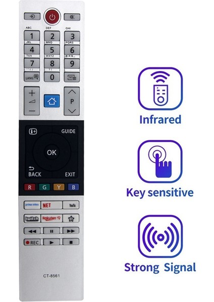 CT-8561 Toshıba Smart LED Tv Uzaktan Kumandası Için Uzaktan Kumandayı Değiştirin (Yurt Dışından)