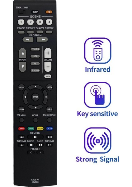 Yamaha Musiccast Stereo Av Alıcısı RX-V4A RX-V4ABL Için RAV574 VDM8690 Uzaktan Kumandayı Değiştirin (Yurt Dışından) fiyatları