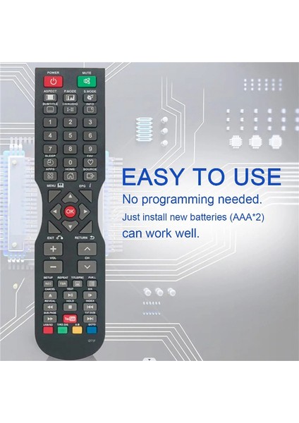 Sonıq QT1F Tv Uzaktan Kumandası Için Uzaktan Kumanda (Yurt Dışından) modelleri