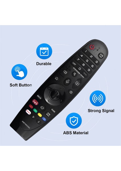 AKB75855502 Lg 2020 Aı Thinq Akıllı Tv Un8 Un7 Un6 Serisi Için Mikrofonlu Airmouse ile Sesli Uzaktan Kumanda (Yurt Dışından) modelleri