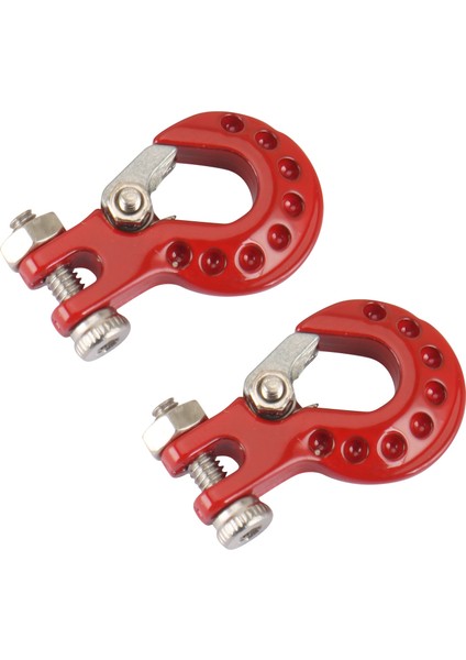 Adet Metal Römork Kancası Vinç Kanca Dekorasyon 1/10 Rc Paletli Araba Eksenel SCX10 Traxxas Trx4 RC4WD D90 Yükseltme Parçaları, 1 (Yurt Dışından)