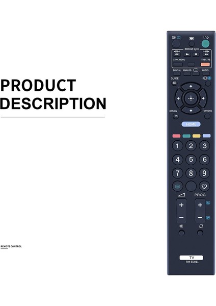 RM-ED011 Uzaktan Kumanda Değiştirme Sony Tv Akıllı LCD LED Hd RM-ED009 ED012 ED011 ED013 ED014 (Yurt Dışından)