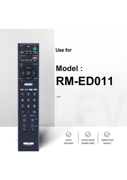 RM-ED011 Uzaktan Kumanda Değiştirme Sony Tv Akıllı LCD LED Hd RM-ED009 ED012 ED011 ED013 ED014 (Yurt Dışından)
