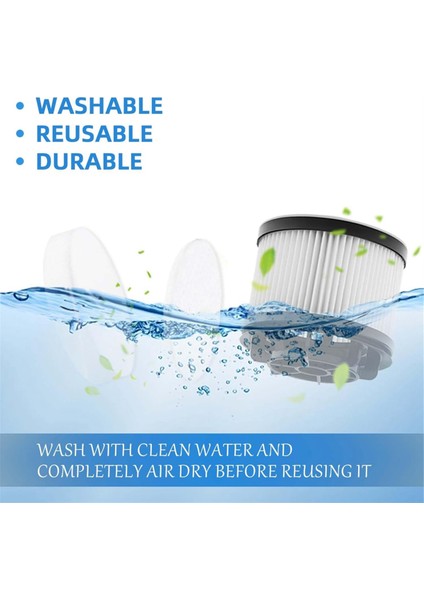 LVAC-200 Parçası Için Vakum Temizleyici Filtre Değişimi, 8 Ön Motor Köpüğü 4 Hepa Son Motor (Yurt Dışından) fırsatları