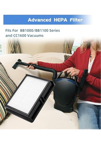 Buster BB1000/BB1100 Serisi Elektrikli Süpürgeler Için 2 Adet HF1000 Hepa Filtresi, Yedek Elektrikli Süpürge (Yurt Dışından) fiyatları