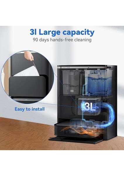 X2 Omni/ X2/ Pro/ DEX86 Robot Süpürge Için Toz Torbaları - Tek Kullanımlık Yedek (Yurt Dışından) fiyatları