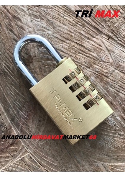 38MM Pirinç Şifreli Asma Kilit Mini Şifreli Asma Kilit