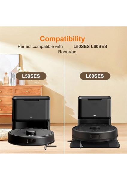 L50 L60 Robot Süpürgeler Için Toz Torbaları Kendiliğinden Boşalan Istasyonlu Temizleyici, Kendiliğinden Boşalan Istasyonlu Yedek (Yurt Dışından) fiyatları