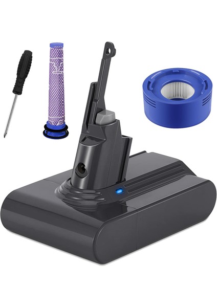V7ADAPTER+FILTRE+TORNAVIDA 21.6V'U Hayvan/ekstra/mutlak/tetikli Elektrikli Süpürgeler Için Değiştirin (Yurt Dışından)