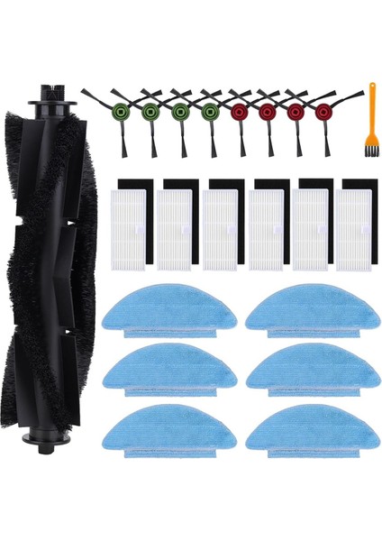 L9000, SL60D, L6 Nex Robot Süpürge Ana Yan Fırça Hepa Filtre Paspas Bezi Yedek Parçaları (Yurt Dışından)