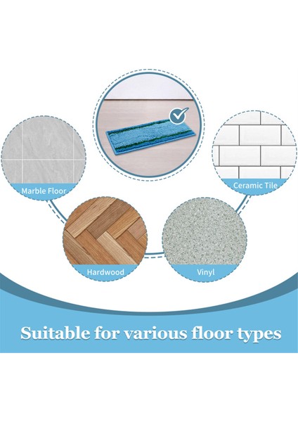 M6 Serisi Islak Paspas Pedleri (6110) (6012) (6112) (6113) Ultimate Robot Paspas Aksesuarları Parçaları 3 Adet (Yurt Dışından) modelleri