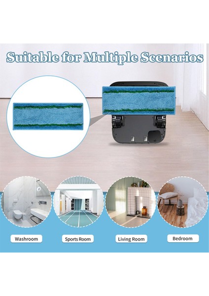 M6 Serisi Islak Paspas Pedleri (6110) (6012) (6112) (6113) Ultimate Robot Paspas Aksesuarları Parçaları 3 Adet (Yurt Dışından) fırsatları