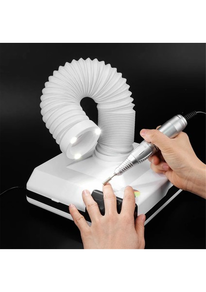 Tırnak Tozu Emici Filtre Kaynak Dumanı Ekstraktörü Gravür/kesme, Odun Yakma, 3D Yazıcı Için Beyaz Ab Fişi (Yurt Dışından)