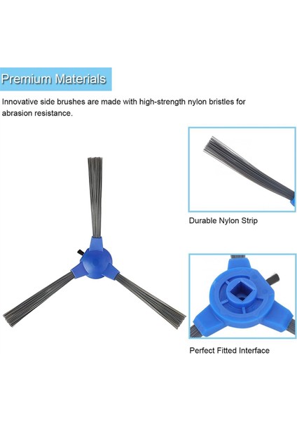 Robovac 11S, 12, 15C, 15T, 25C, 30, 30C, 35C Robot Süpürge Için Yedek Filtreler Yan Fırçalar (Yurt Dışından) fırsatları