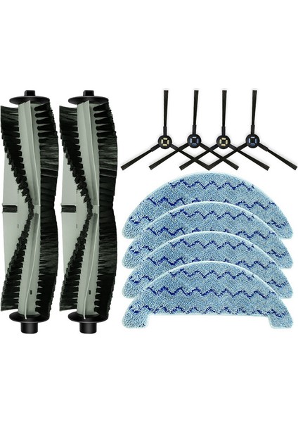 Laser L650 Robot Süpürge Yedek Aksesuarları Ana Yan Fırça Paspas Bezi Parçaları (Yurt Dışından)