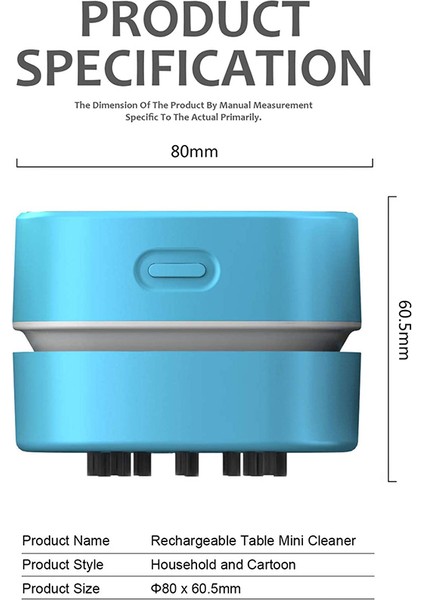 Masaüstü Elektrikli Süpürge, Otomatik Kapanma Fonksiyonlu Enerji Tasarruflu Masa Süpürgesi, Klavye/ev/ofis Için (Mavi Şarj) (Yurt Dışından) fiyatları
