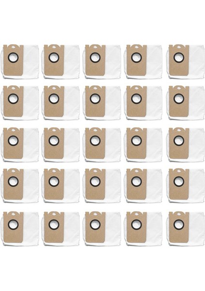 S9 Robot Süpürge Toz Torbası Büyük Kapasiteli Sızdırmaz Yedek Parça Takımı Için 25 Adet (Yurt Dışından)