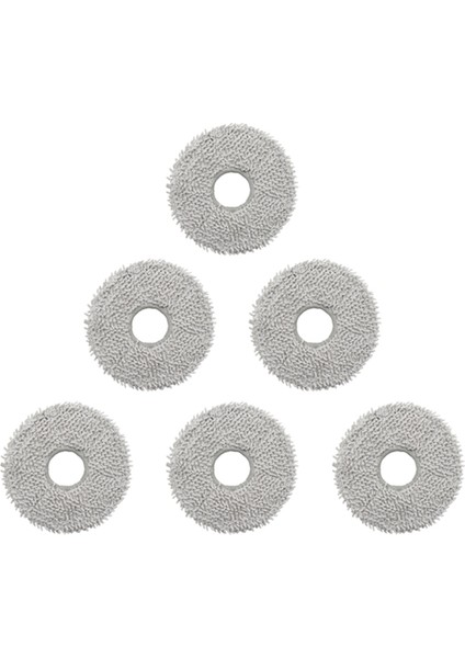 X2 Pro Elektrikli Süpürge Süpürge Robotu Aksesuarları Için 6 Adet Paspas Bezi (Yurt Dışından)