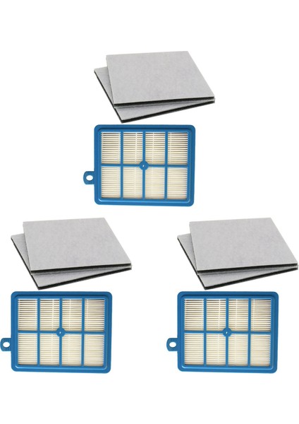 3 Adet Hepa Filtre + 6 Adet Motor Pamuğu EFH12W AEF12W FC8031 EL012W FC9080 FC9088 Için (Yurt Dışından)