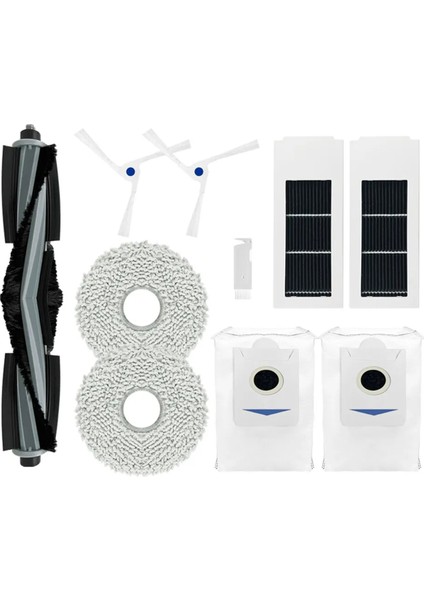 X2 / Pro Omni Robot Süpürgeler Silindir Yan Fırça Hepa Filtre Paspas Bezleri Toz Torbaları Aksesuarlar (Yurt Dışından)