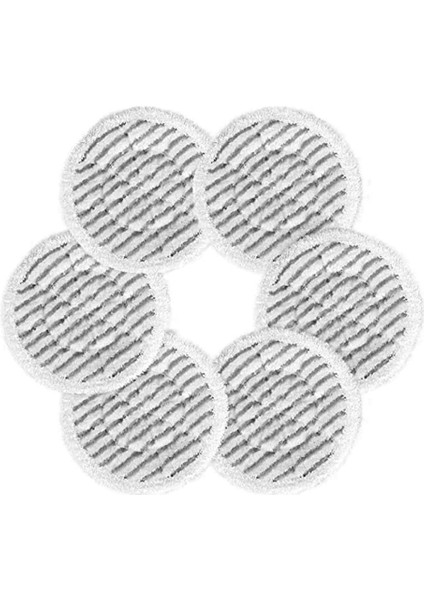 S7001 S7000AMZ S7000 Serisi, Paspas ve Ovma Fayansı Için 6 Adet Buharlı Paspas Yedek Pedleri (Yurt Dışından)