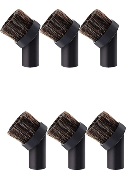 6 Parça Elektrikli Süpürge Aparatı Yumuşak At Kılı Toz Alma Fırçası Yedek Parçası,temizlik Aletleri,iç Çap 32MM (Yurt Dışından)