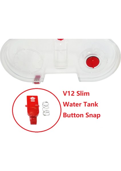 V12 Slim Elektrikli Süpürge Yedek Parçaları Için Klips Mandalı Sekme Düğmesi Yaylı Su Tankı Çıtçıtı (Yurt Dışından) modelleri