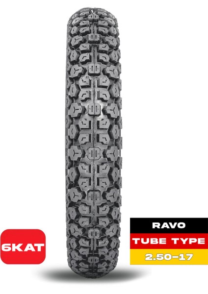 2.50-17 Ravo Cross Tube Type(Iç Lastikle Kullanılan) 2021