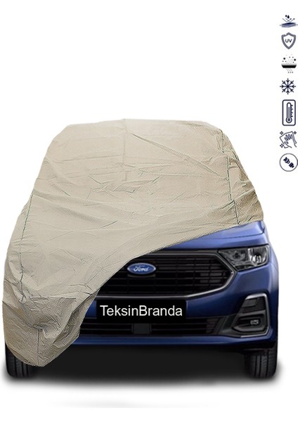 Ford Tourneo Connect 3 (2022-) Araba Brandası Su Geçirmez Branda Miflonlu Premıum Oto Branda