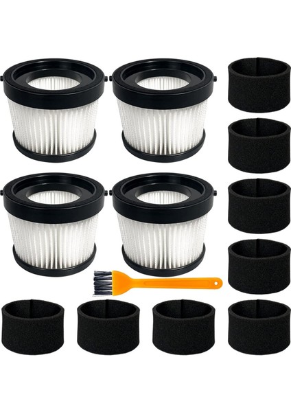 DCV501HB Kablosuz El Süpürgesi Için 4'lü Paket DCV5011H Hepa Filtre, 8 Köpük Kovan Filtresi ve 1 Fırça (Yurt Dışından)
