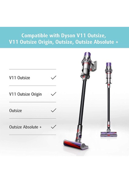 V11 Outsize, Outsize, Absolute+ Elektrikli Süpürge Için 1 Adet Hepa Filtre, Parçalar 970422-01 (Yurt Dışından) fiyatları