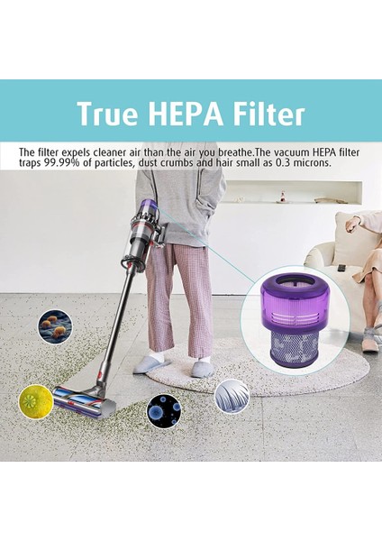 V11 Outsize, Outsize, Absolute+ Elektrikli Süpürge Için 1 Adet Hepa Filtre, Parçalar 970422-01 (Yurt Dışından) fırsatları