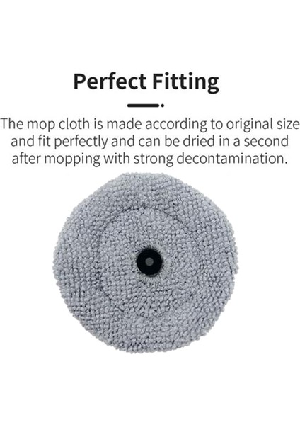 S8 Maxv Ultra G20S Robot Süpürge Için 10 Adet Yuvarlak Paspas Bezi Değiştirilebilir Parçalar Yıkanabilir Temizlik Bezi (Yurt Dışından) modelleri