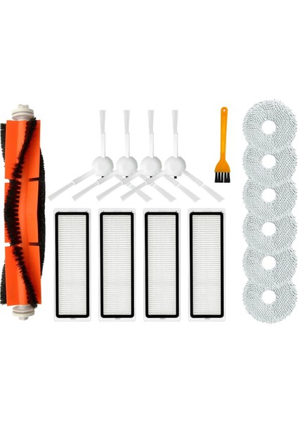 Bot L10S Ultra / S10 Pro Robot Süpürge Yedek Parça Aksesuarları Ana Yan Fırça Filtre Paspas (Yurt Dışından)