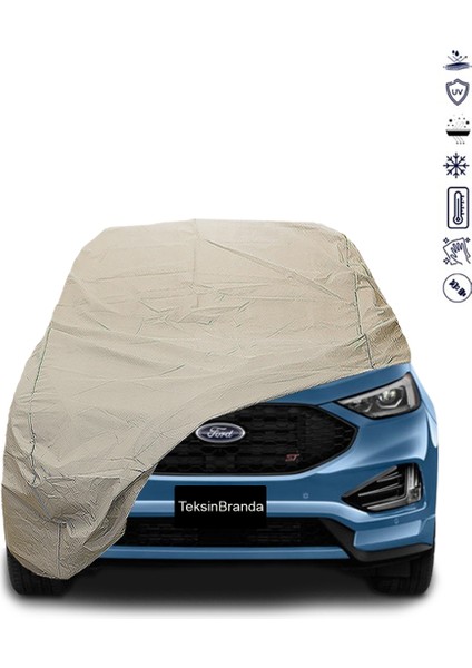 Ford Edge Araba Brandası Su Geçirmez Branda Miflonlu Premıum Oto Branda