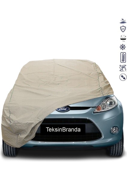 Ford Fiesta 7 (2008-2017) Mk7 Araba Brandası Su Geçirmez Branda Miflonlu Premıum Oto Branda