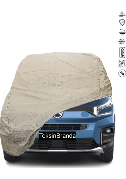Citroen Berlingo 3 (2018 - ) Araba Brandası Su Geçirmez Branda Miflonlu Premıum Oto Branda