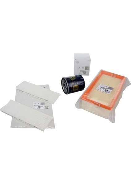 Peugeot 301 1.2 Vti Uyumlu Filtre Bakım Seti Orijinal 3'lü Set