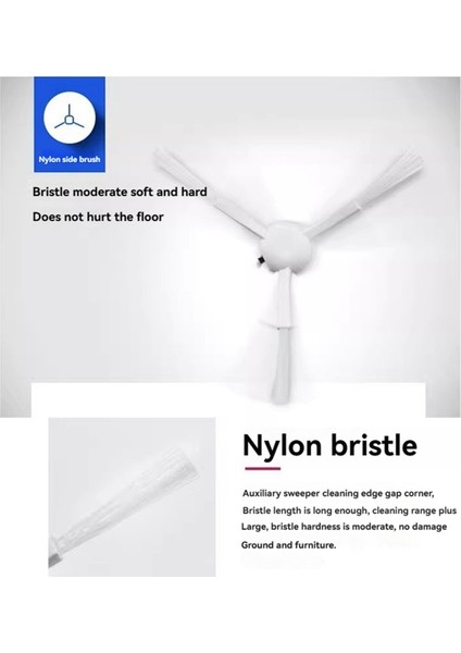 16PCS Fırça Filtre Paspas Bezi ve Ana Fırça Kapağı Xiaomi Mijia 1c 1t Vakum Süpürge Aksesuarları Yedek Parçalar (Yurt Dışından)