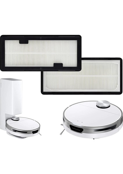 Jet Bot Aı+ ve Bot+ Elektrikli Süpürgeler Için 4 Adet Yıkanabilir Yedek Hepa Filtreler, Fit VR30T85513W/AA Robot (Yurt Dışından)