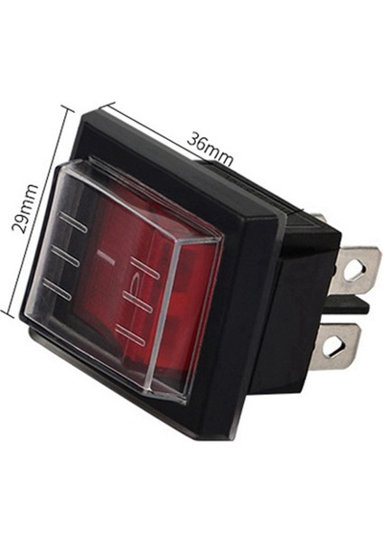 2 Adet 36X29MM Spst 4 Pin Su Geçirmez Tekne Salıncak Anahtarı Endüstriyel Elektrikli Süpürgeler Için Kapaklı (Yurt Dışından) fırsatları