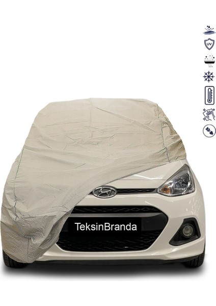 Hyundai I10 3 (2019 - ) Araba Brandası Su Geçirmez Branda Miflonlu Premıum Oto Branda