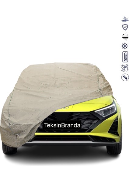 Hyundai I20 3 (2020 - ) Araba Brandası Su Geçirmez Branda Miflonlu Premıum Oto Branda