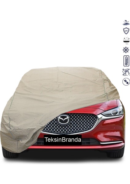 Mazda 6 3 Sedan Araba Brandası Su Geçirmez Branda Miflonlu Premıum Oto Branda
